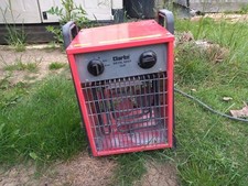 Clarke Devil Industrail 3KW Fan Heater Model 6003 Red