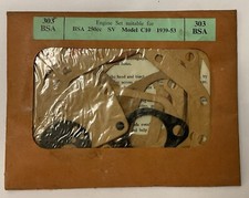 Genuine BSA C10 250 S.V. Gaskets * New Old Stock * (Ref GS/8)