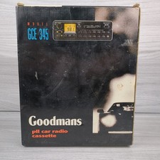 Goodmans GCE 345 Portable Cassette Recorder Boxed Untested Vintage Retro