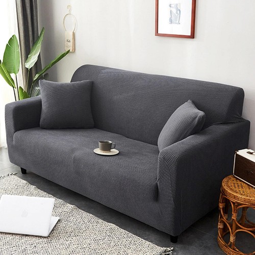 Soft plush fabric sofa - fabric,