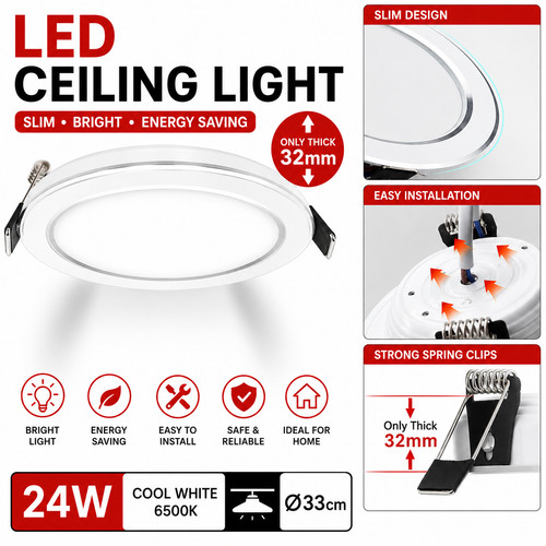 Led ceiling light 18w panel - led, 7-18w