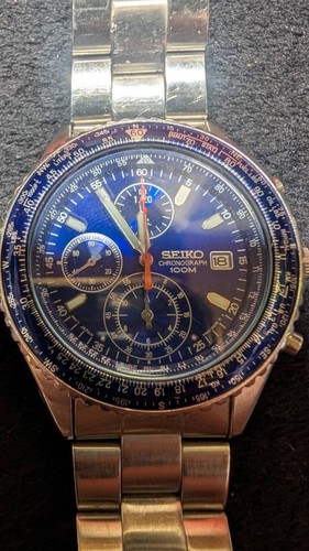 Seiko chronograph watch 100m - chronograph,