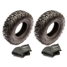 2x 14x4.10-6 Knobbly Off Road