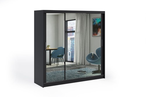 Sky full mirror sliding door - full,