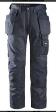 SNICKERS 3212 DuraTwill NAVY TROUSER SIZE 044  (30W 32L)