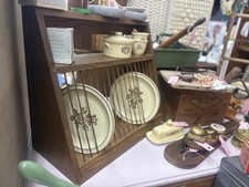 Vintage Handmade Wood Plate