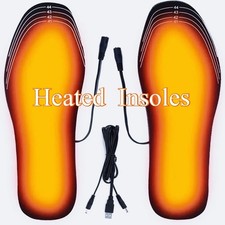 USB Heated Shoe Insoles Electric Foot Warming Pad Feet Warmer Sock Pad Mat Winte