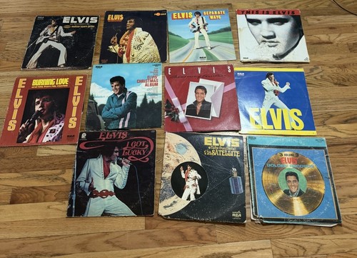 Elvis presley vinyl - presley, lot