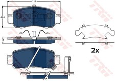 FRONT BRAKE PAD SET DISC BRAKE