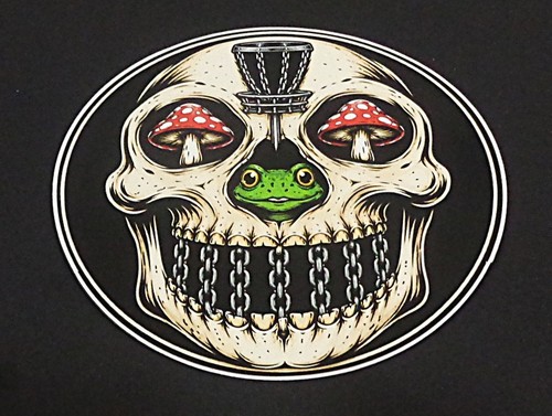 New disc golf sticker - -new, 4"