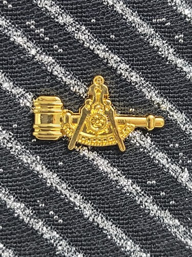 Masonic past master with gavel - masonic,