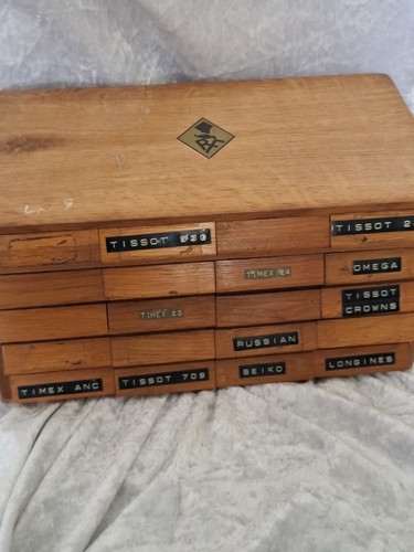Vintage watch makers cabinet - watch,