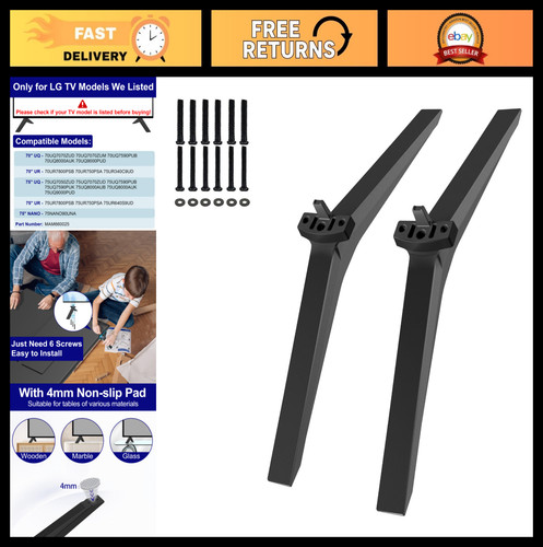 Stand legs replacement for - tv,