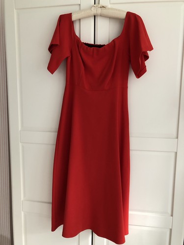 Zara red dress size - zara, medium