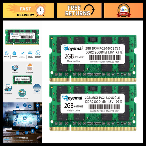 4gb ddr2 667mhz - ddr2, laptop