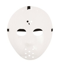 Plastic Hockey Face Mask White