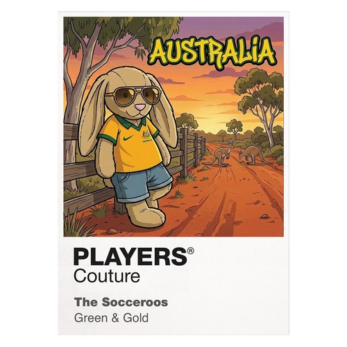 Australia football cool bunny - football,