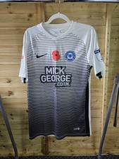 Rare Match Issue Peterborough United 2017/2018 Away Shirt #3 Hughes MEDIUM NIKE