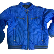 NEXT JACKET 4 5 years BOYS Electric Blue BIKER Softshell Lightweight  Henley