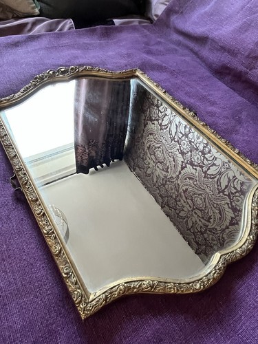 Vintage 1950s gilt wood and - vintage,