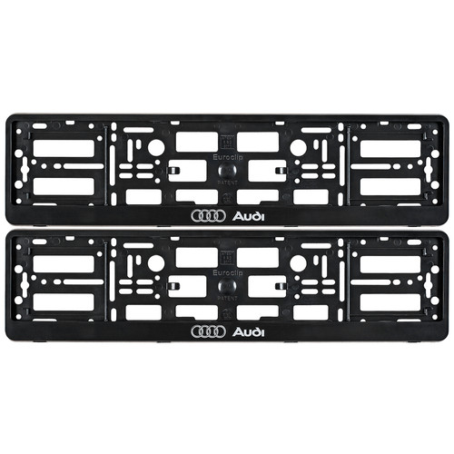 Black license number - 2x,