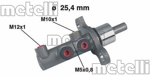 Metelli 0438 brake - 05-0438, master