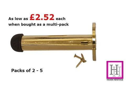 Door stop brass finish - door,