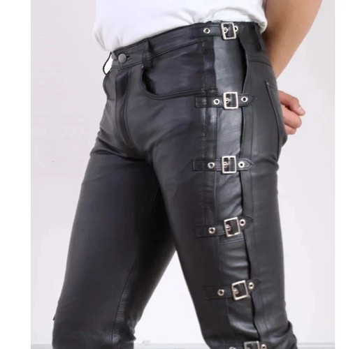 Men real cowhide leather - real,