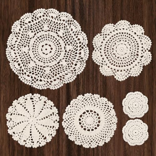 Crochet doilies pcs round - pcs,