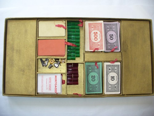 Vintage monopoly gold set 100 - set, 100%