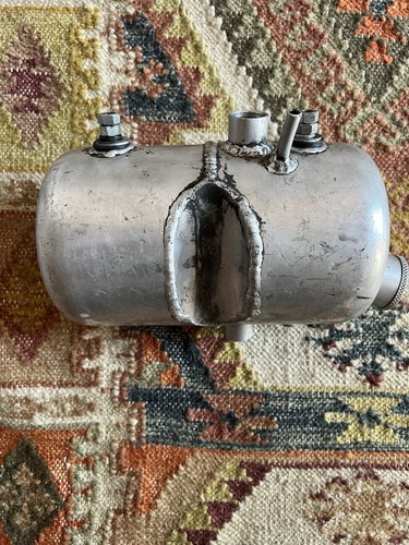 Round alloy oil tank - tank, webco