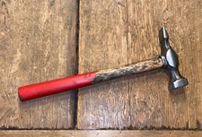 VINTAGE PANEL BEATING HAMMER SQUARE & CROSS PEIN CAR BODYWORK GARAGE MECHANICS