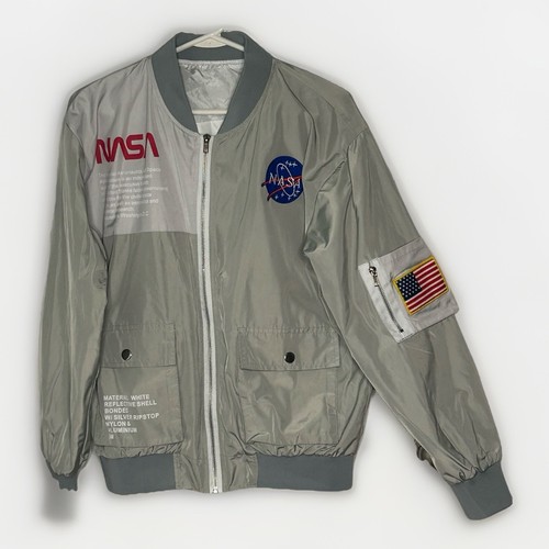 Nasa reflective silver bomber - reflective,