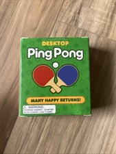 Mini Desktop Ping Pong Set –
