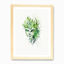 Green Man 1 Symbol Minimal