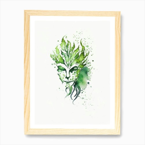 Green man symbol minimal - man, 1