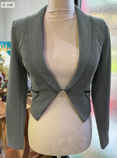 Lipsy London by Michelle Keegan Black & White Tux Style Jacket Brand New Size 6