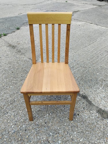 Solid oak dining chair - solid,