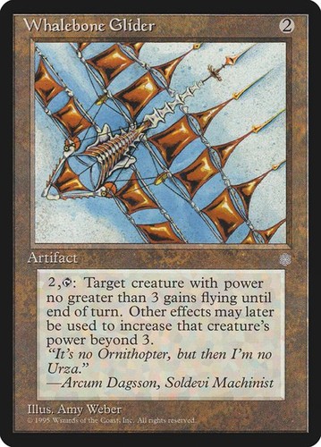 Whalebone glider - glider, (349)