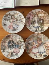 NSPCC Christmas Limited Edition Plates 1988 - 1991