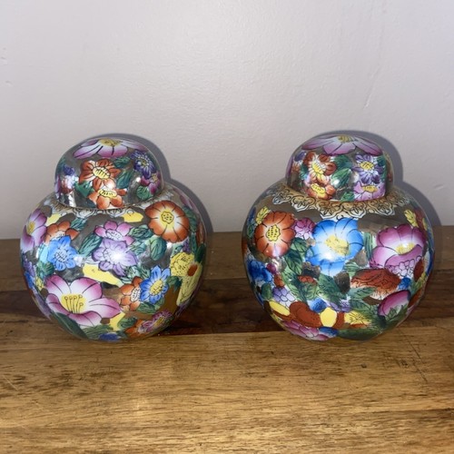 Pair chinese ginger jars - chinese,