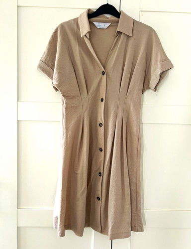 Primark beige shirt dress - beige,