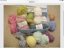 Craft Childs Knitting Box / Knit Kit With Knitting Needles & Wool Yarn,