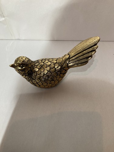 Vintage type resin bird - resin,