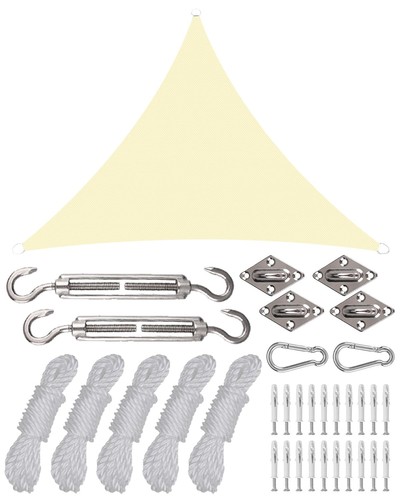 Sun shade sail 3x3x4 - shade, 3x3x4.3m