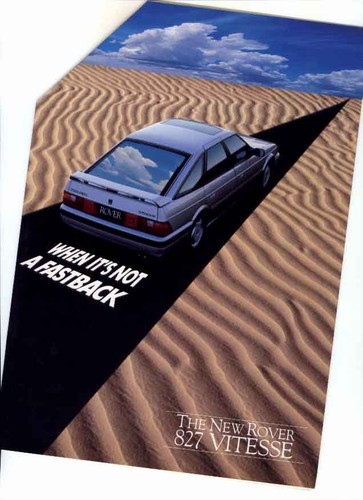 Two 1990 rover 827 - 827, vitesse