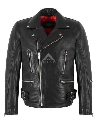 Men brando leather fashion - men's,