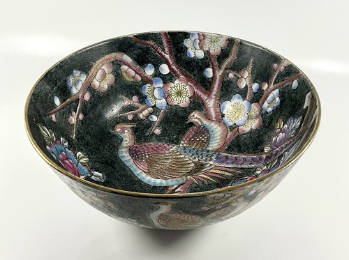 Oriental earthenware bowl - oriental,