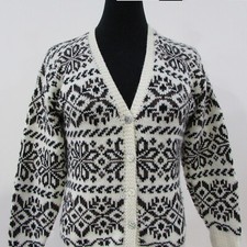 Brass plum Icelandic Women's V Wool Blend Chest 40/42 UK 12/14 size 6899