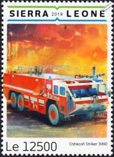 OSHKOSH STRIKER 3000 6x6 Aircraft Rescue (ARFF) Fire Engine Truck Vehicle Stamp